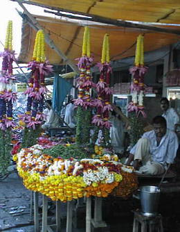 temple flower seller